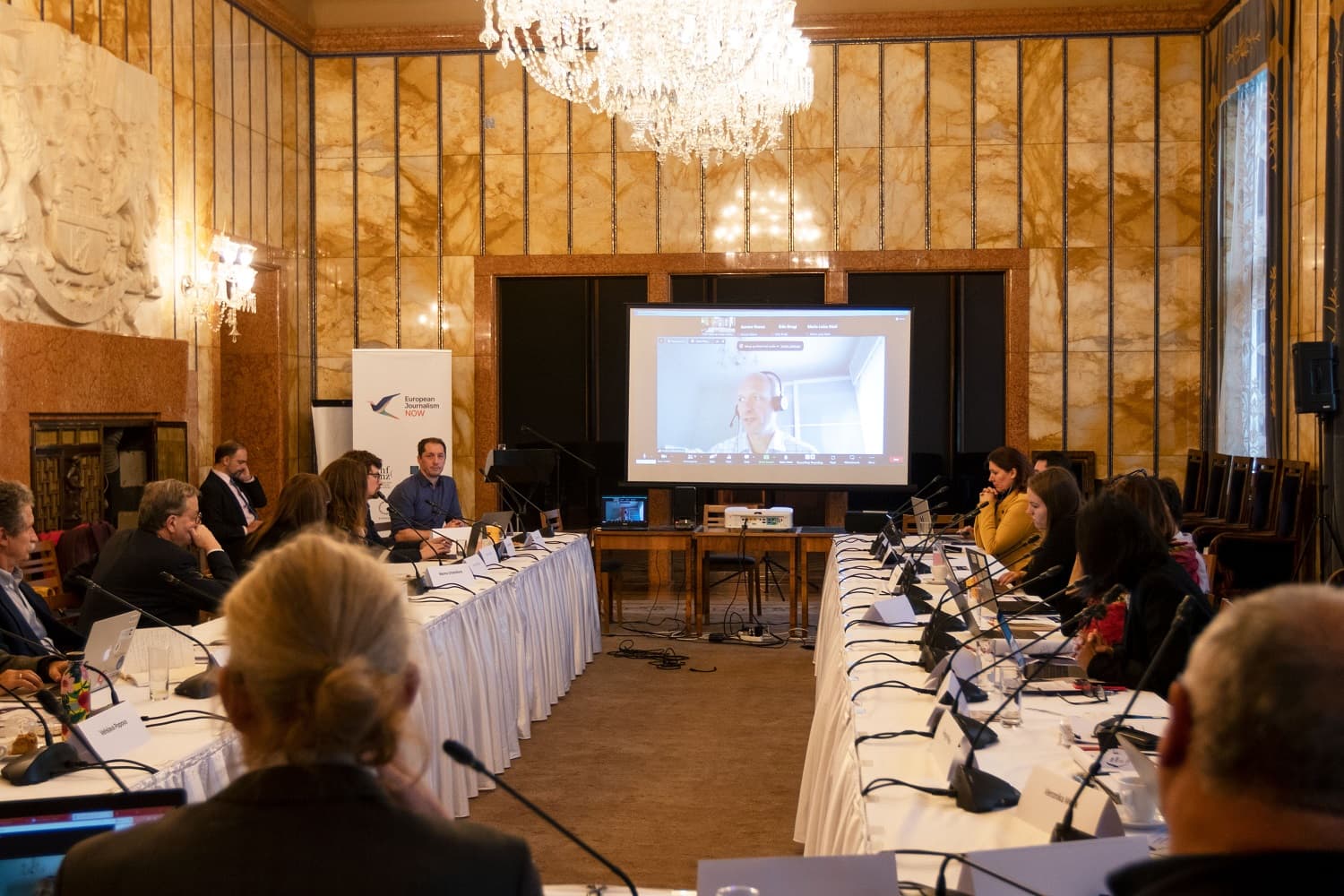 2. den konference European Journalism Now.  Autorka fotografie: Ronja Koskinen, IPI.